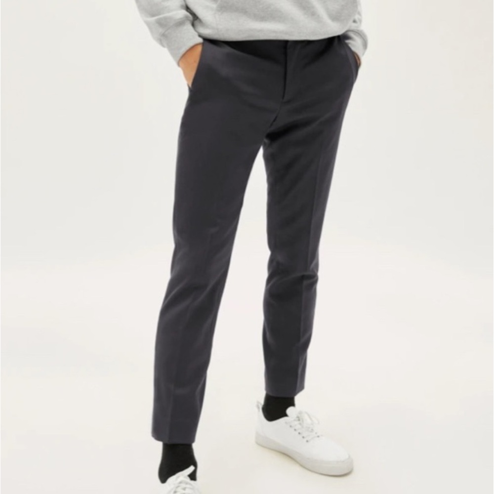 Everlane Italian Wool Pants in Charcoal, 31x32